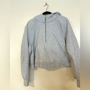 Lululemon Oversized Scuba half zip hoodie